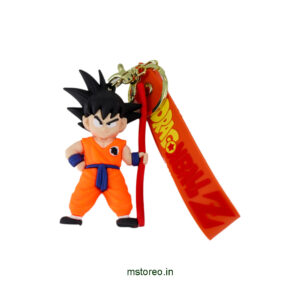 Dragon Ball Z Goku 3D rubber keychain with anime character design