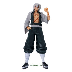 Demon Slayer Sanemi Shinazugawa Wind Hashira action figure in dynamic battle pose from Kimetsu no Yaiba