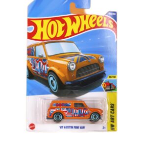 Hot Wheels ’67 Austin Mini Van – 1:64 Scale Die-Cast Classic British Mini Delivery Van | Collector Edition