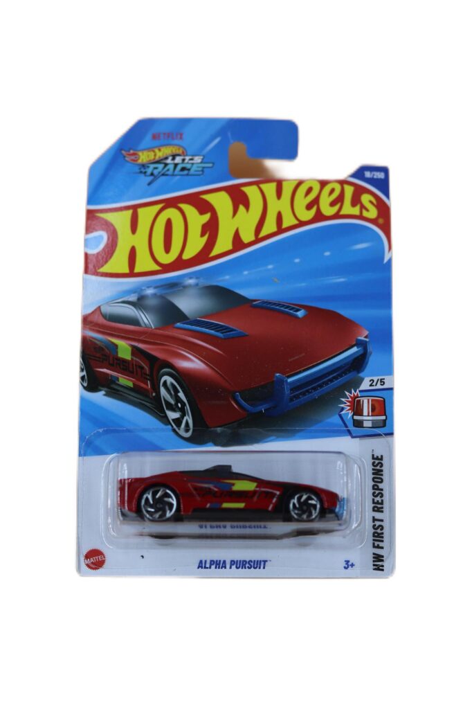 Hot Wheels Alpha Pursuit Die-Cast Car | Futuristic Police Interceptor Collectible