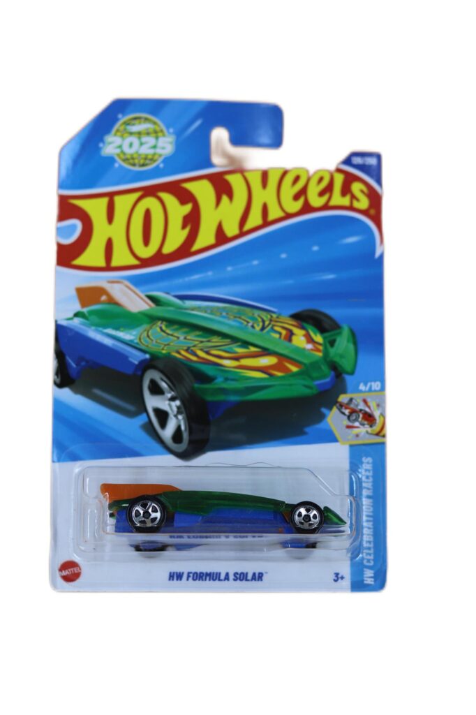 Hot Wheels Formula Solar Die-Cast Car | Futuristic Solar Racing Collectible
