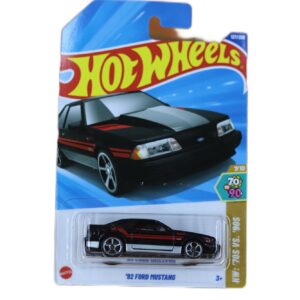 Hot Wheels ’92 Ford Mustang Die-Cast Car | Classic Fox Body Muscle Collectible