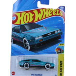 Hot Wheels DMC DeLorean Die-Cast Car – 1:64 Scale Collectible Time Machine Model