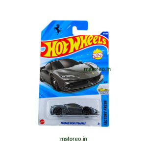 Hot Wheels Ferrari SF90 Stradale Die-Cast Car – 1:64 Ferrari Hybrid Supercar Collectible Model