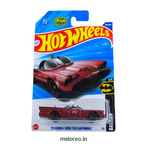 Hot Wheels TV Series Batmobile Die-Cast Car – Classic Batman Car Collectible Toy