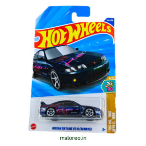 Hot Wheels Nissan Skyline GT-R (BCNR33) – 1:64 Die-Cast JDM Legend | Skyline GT-R Collectible Car