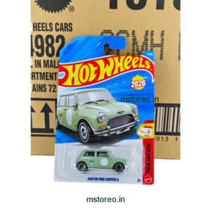Hot Wheels Austin Mini Cooper S Die-Cast Car – Classic British Rally Legend | 1:64 Hot Wheels Collectible